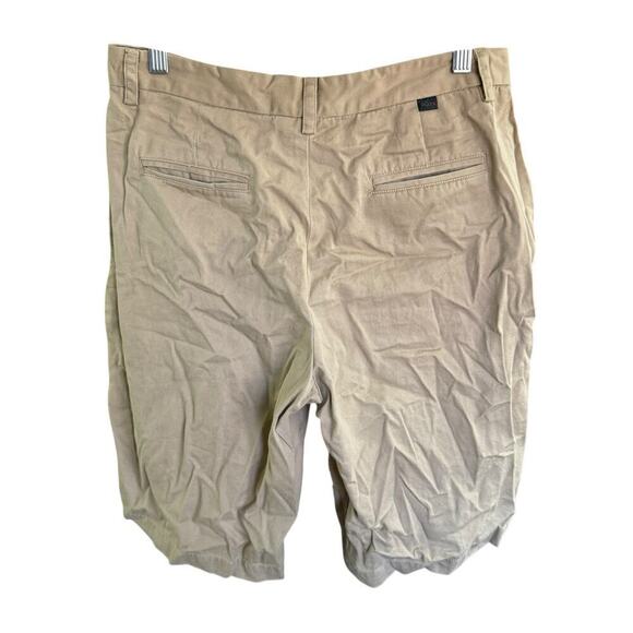 Vtg Y2k Rare Ralph By Ralph Lauren Plaid Label Tan Khaki Shorts Chinos Sz 8 - Picture 4 of 13